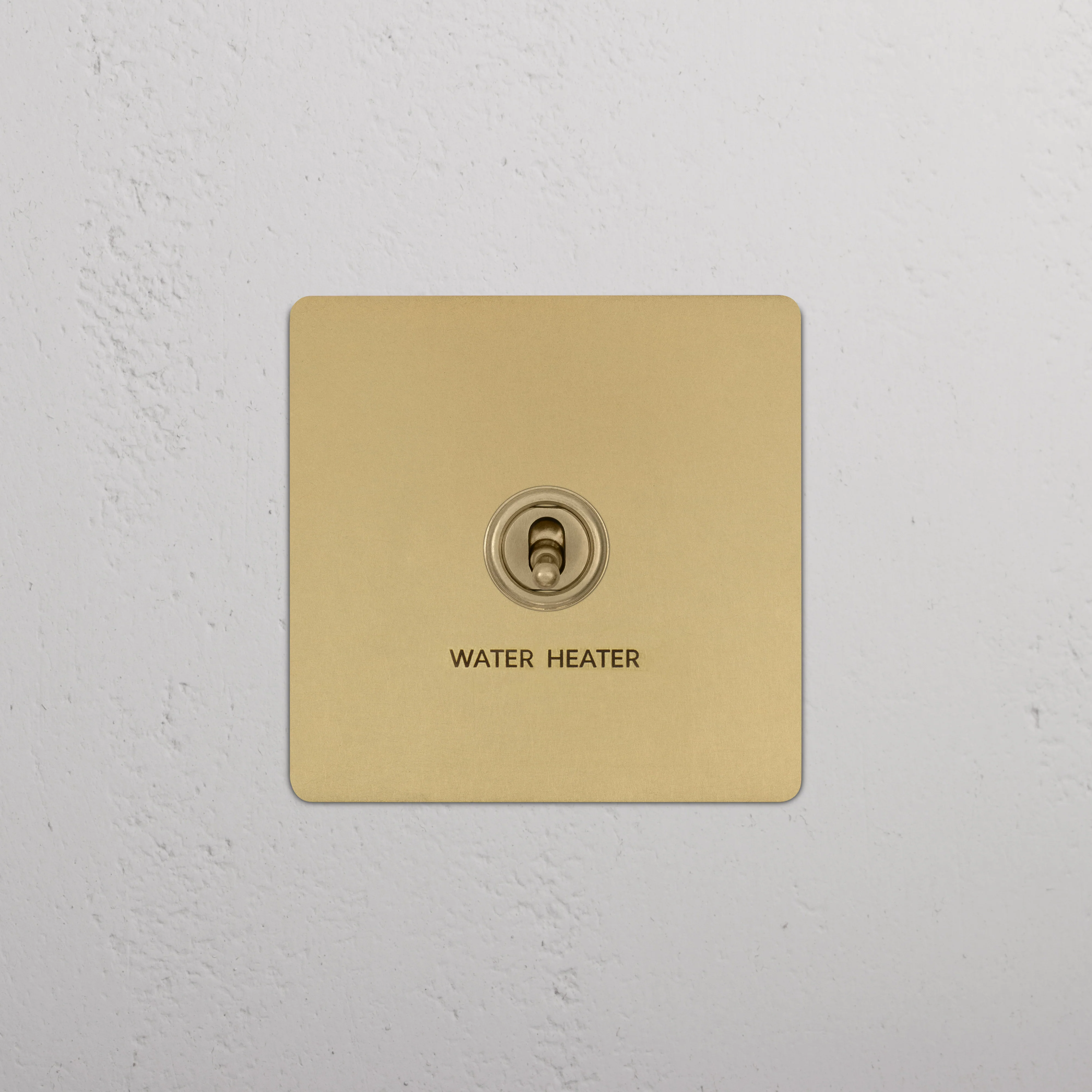1G Double Pole Water Heater Toggle Switch - Antique Brass - Image 2