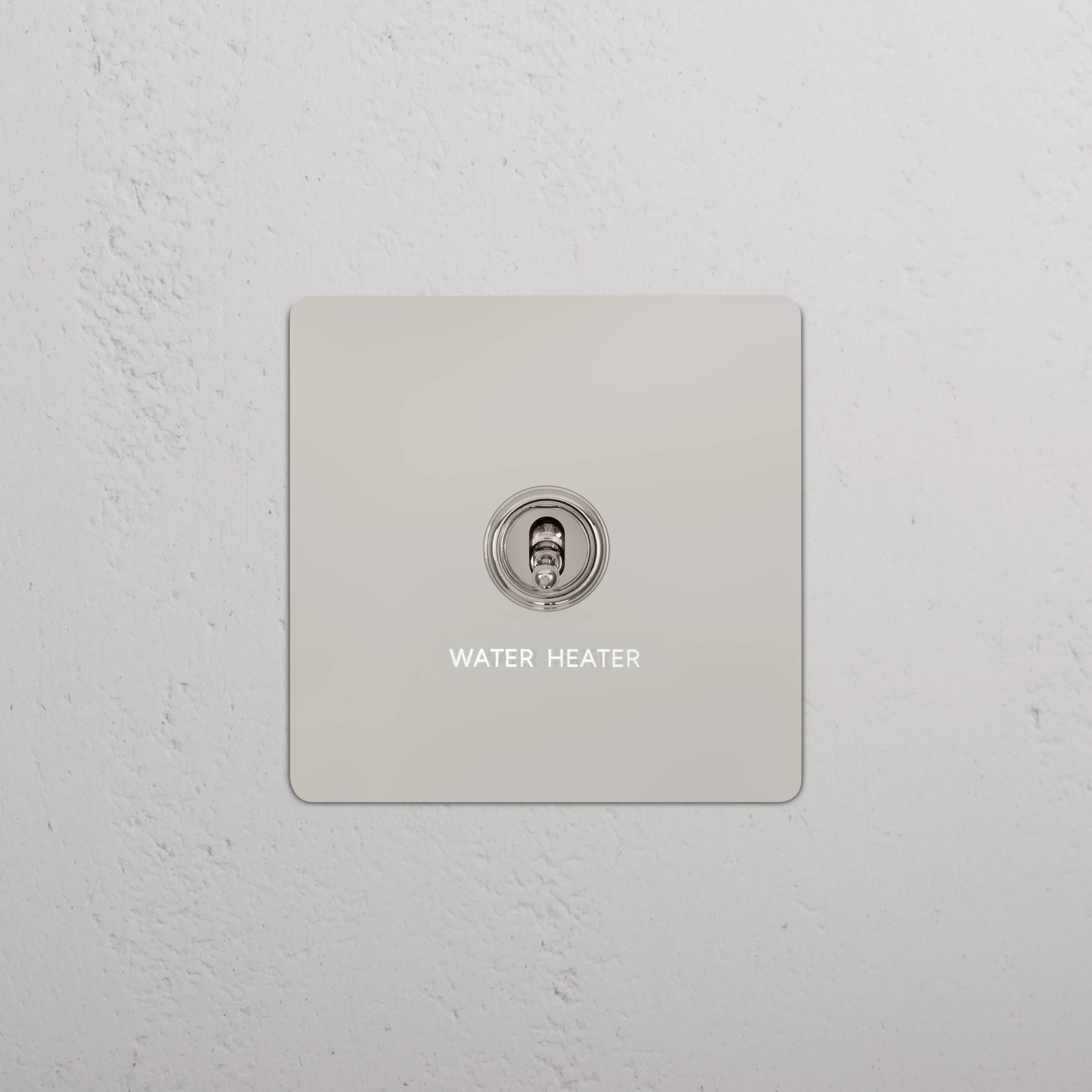 1G Double Pole Water Heater Toggle Switch - Polished Nickel - Image 2