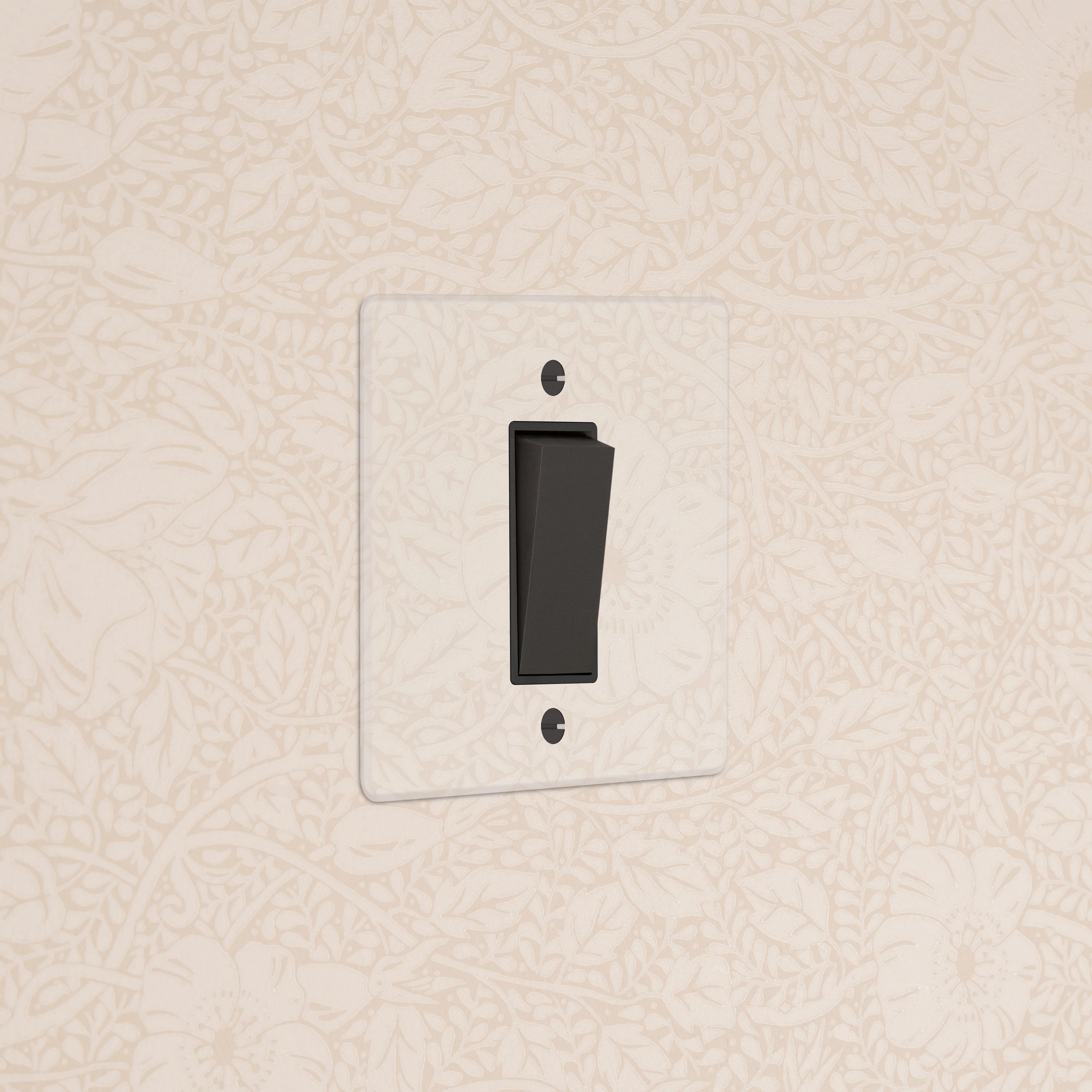 1G Retractive Rocker Switch - Clear Bronze | Black