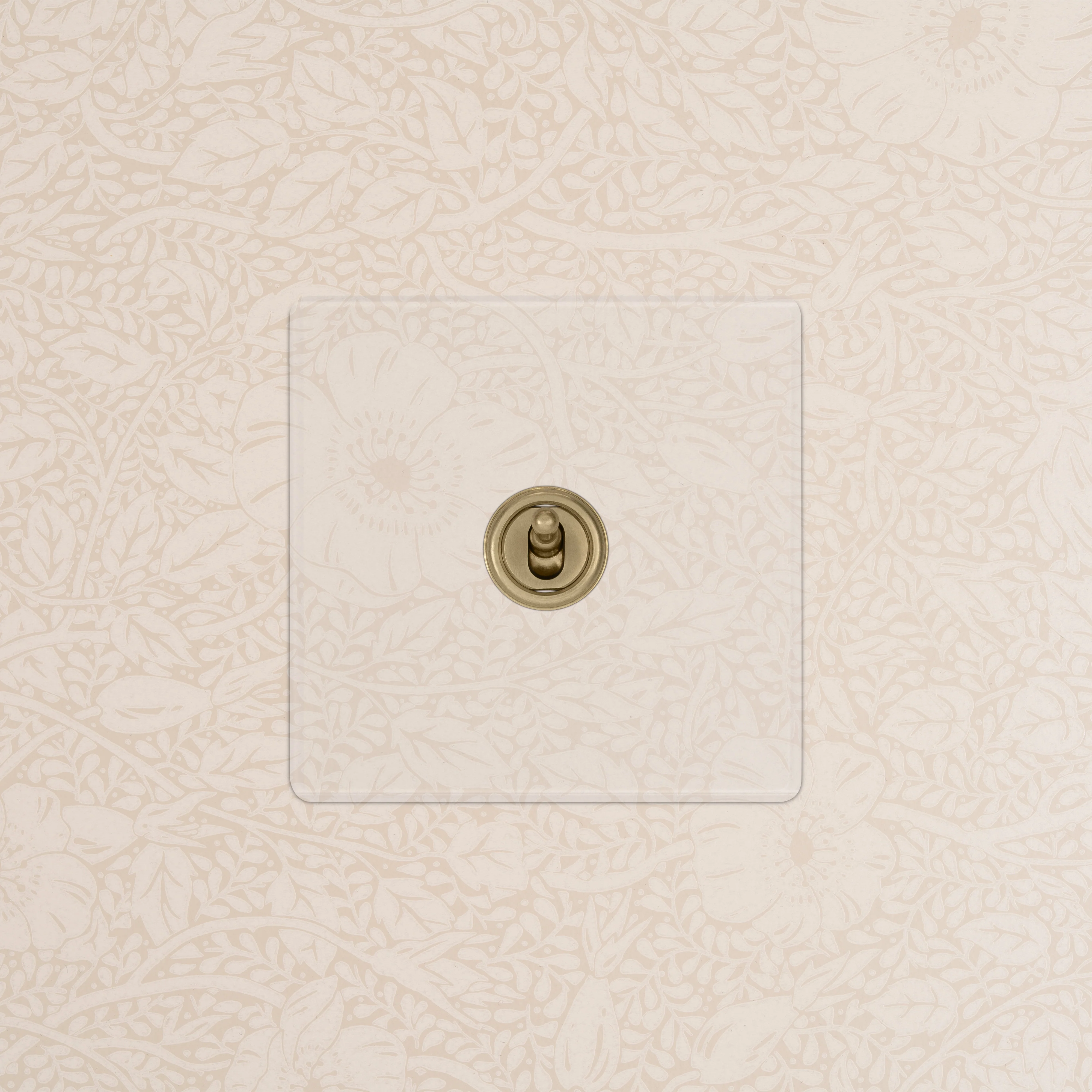 1G Retractive Toggle Switch - Clear Antique Brass - Image 2