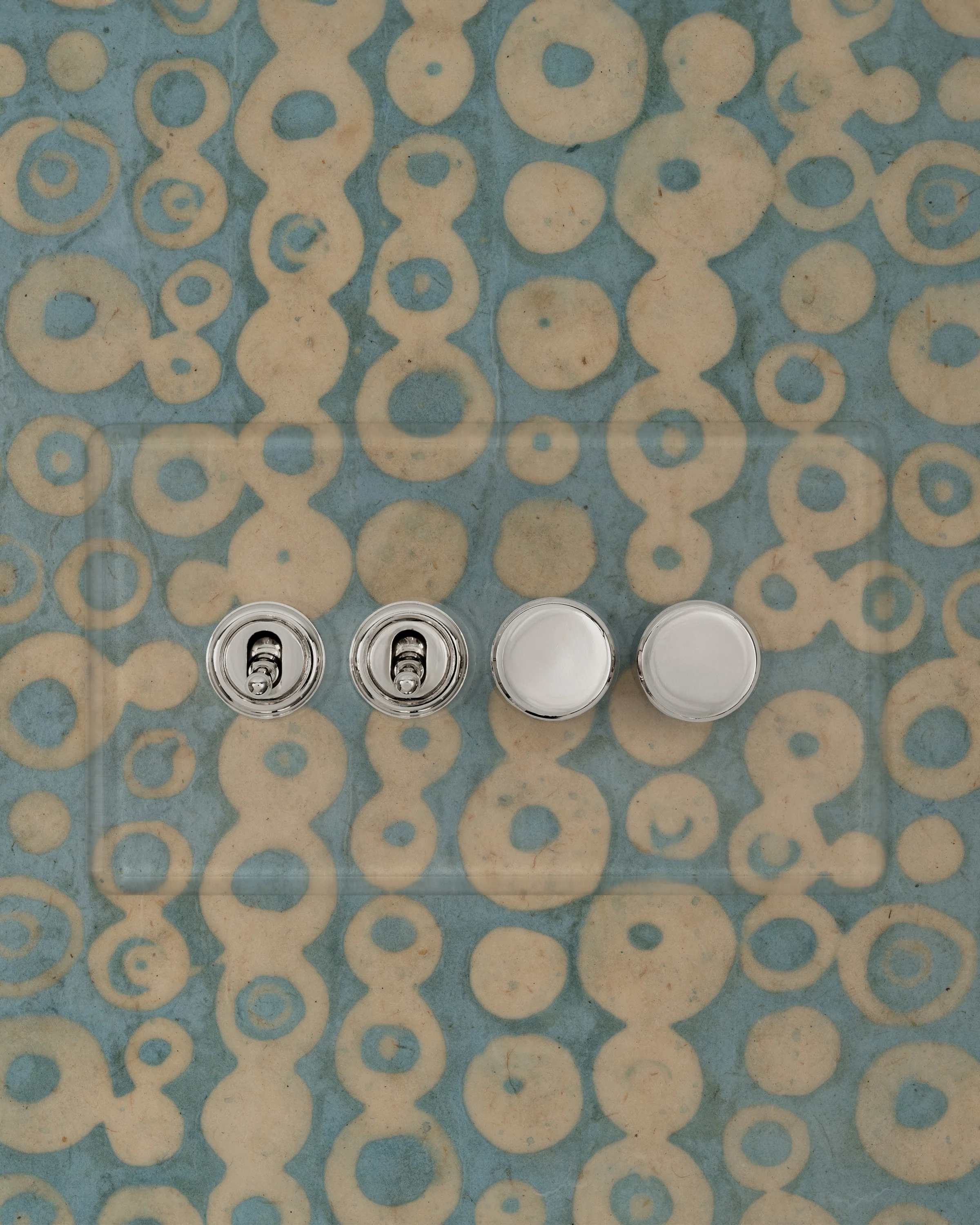 4G 2x Toggle Switch & 2x Dimmer Switch - Clear Polished Nickel - Image 3