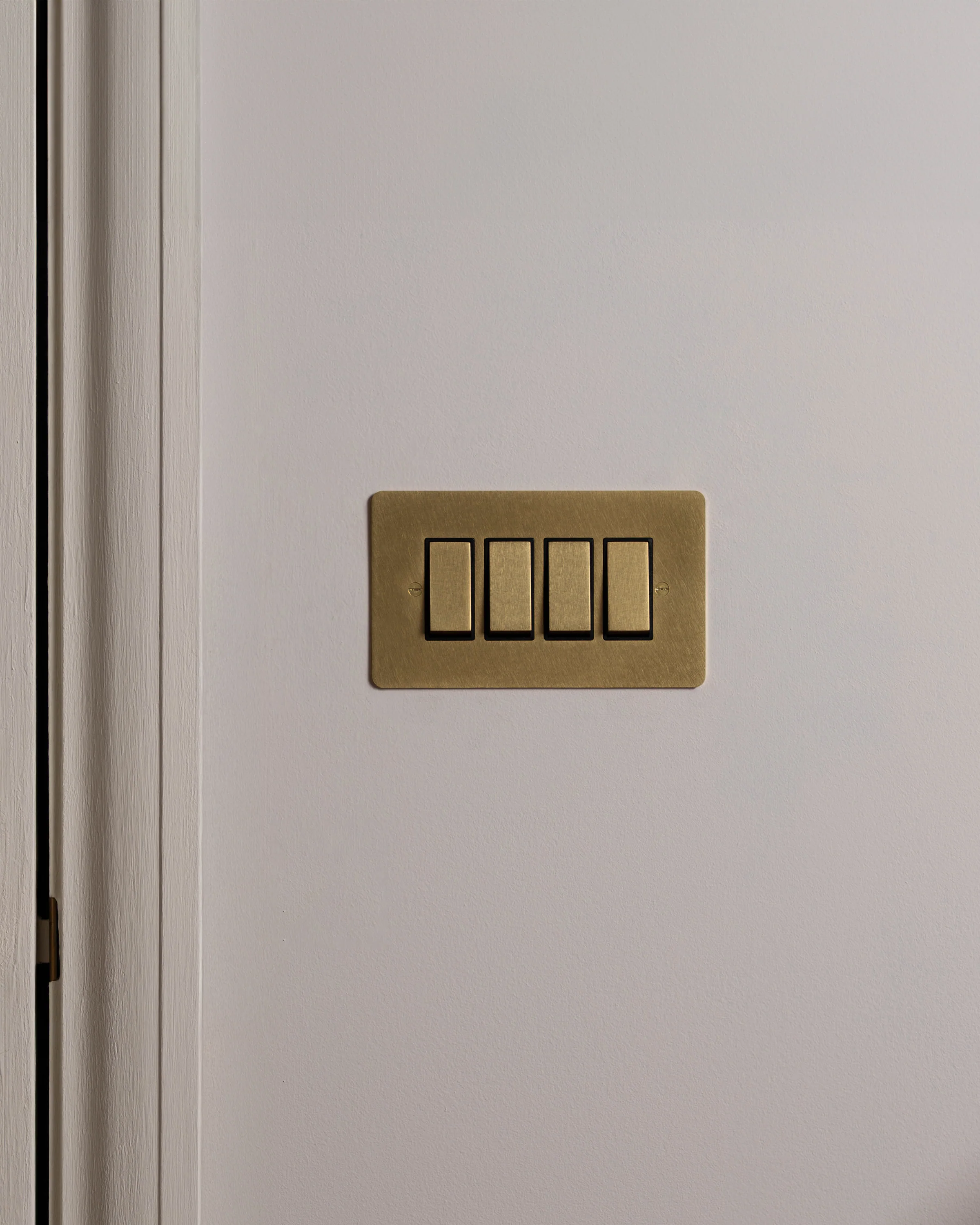 4G Two Way Rocker Switch - Antique Brass | Black - Image 3