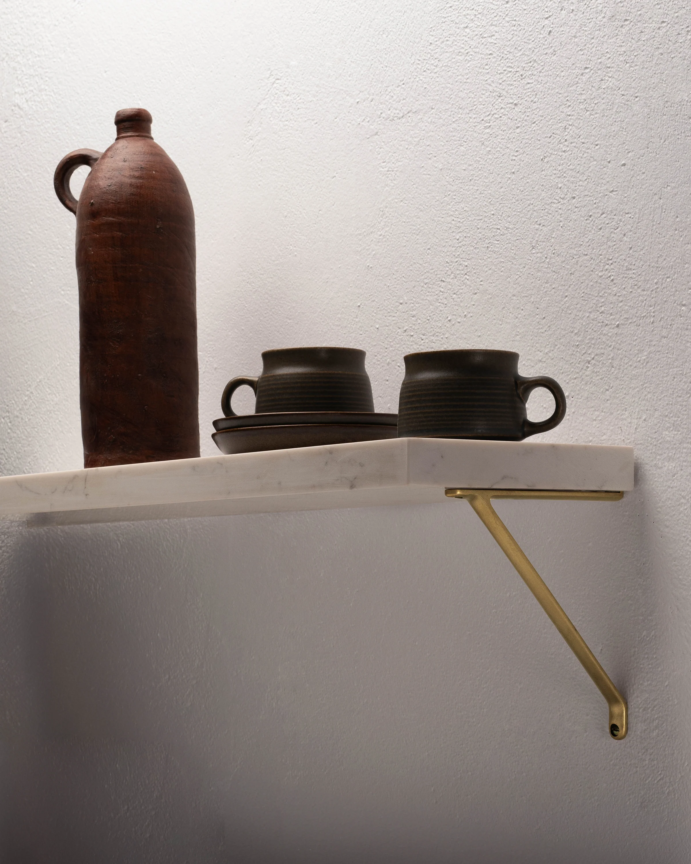Brixton Shelf Bracket 150mm – Antique Brass - Image 3