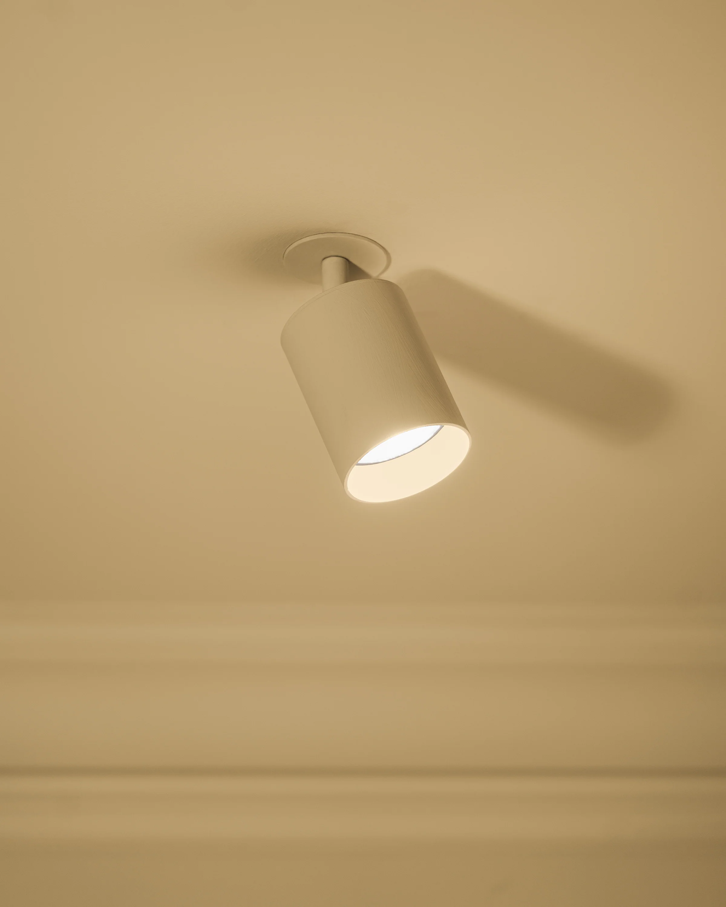 Brompton Single Large Spotlight – Paintable - Image 3