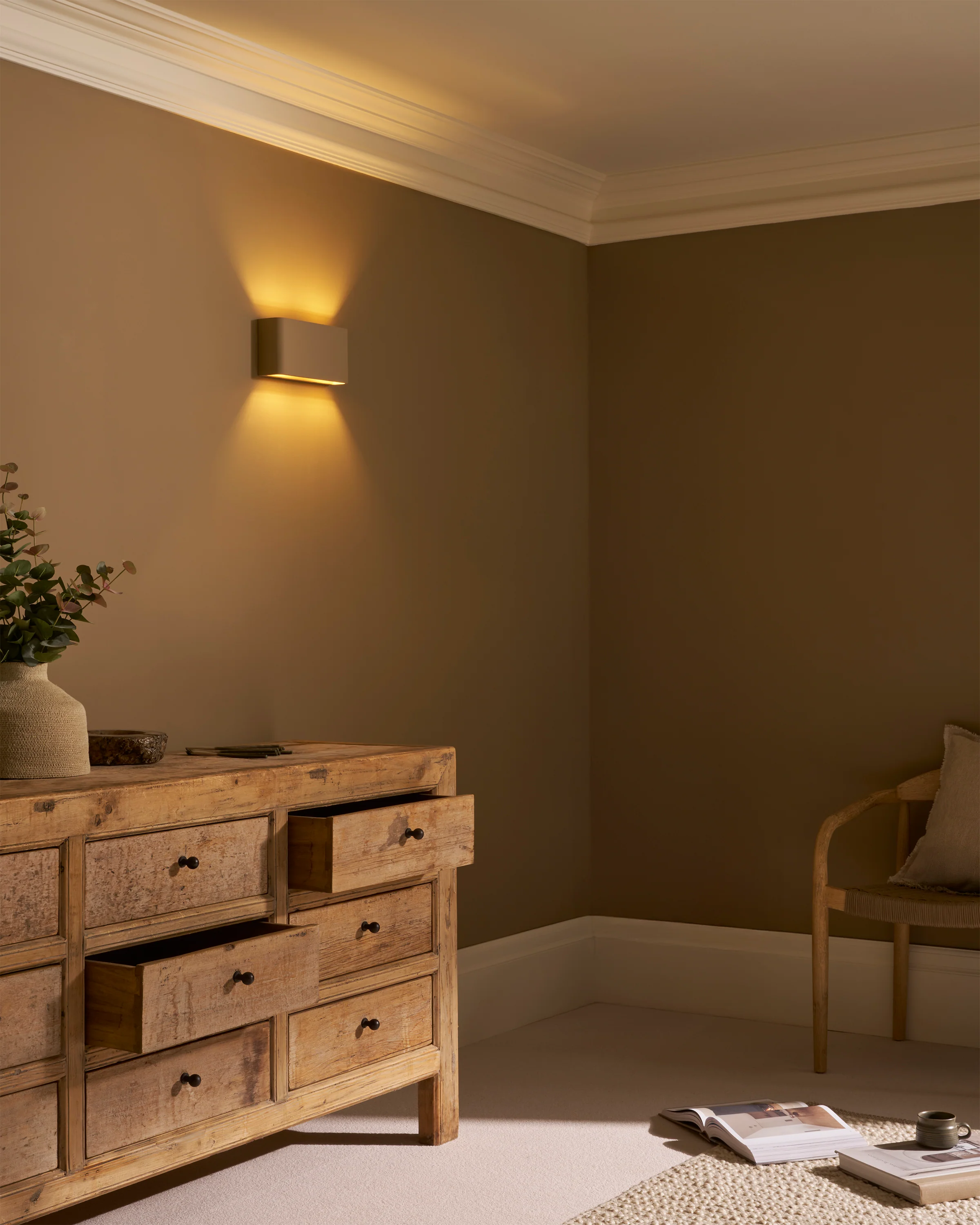 Camden Landscape Dual Wall Light – Paintable - Image 3