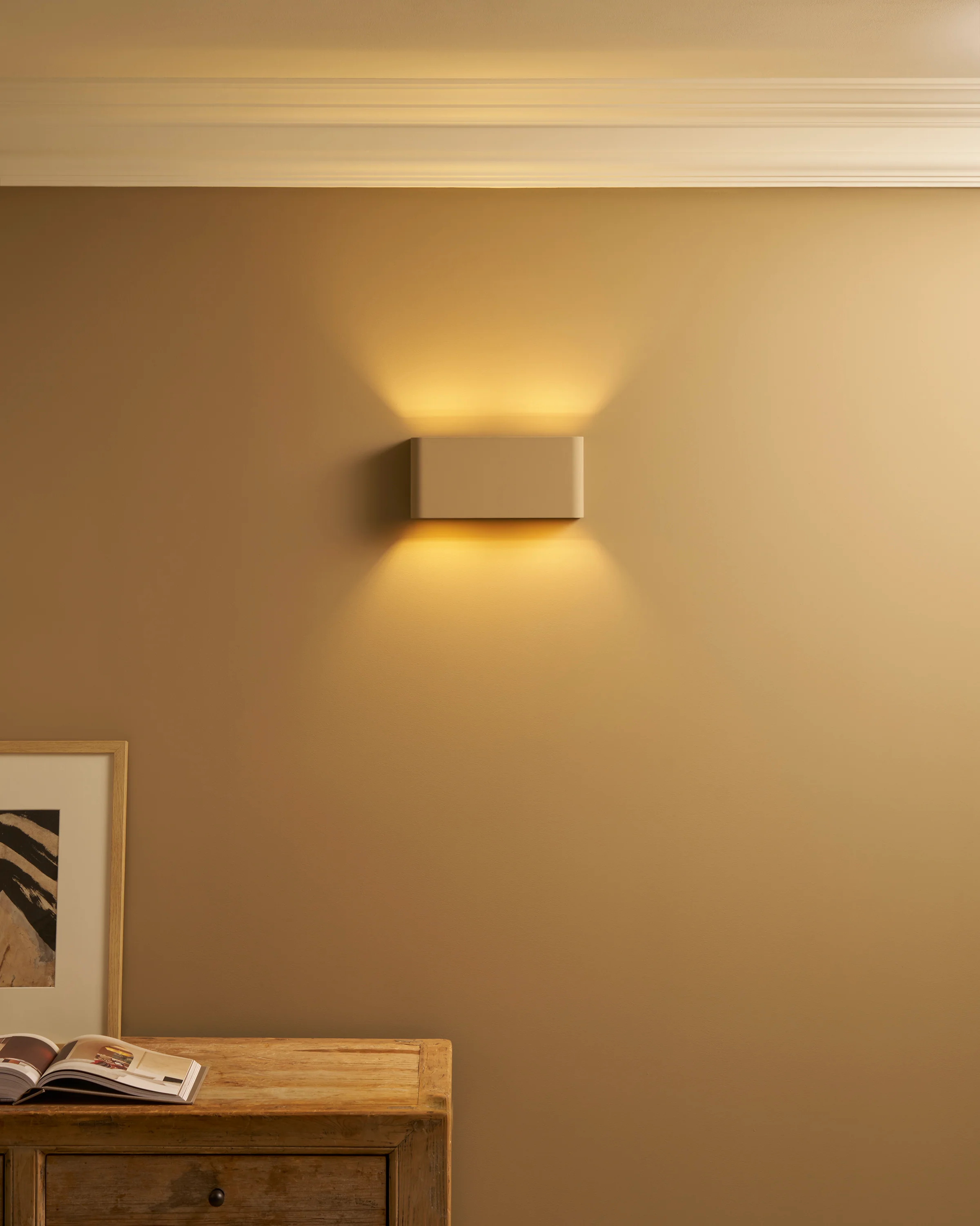 Camden Landscape Dual Wall Light – Paintable - Image 8