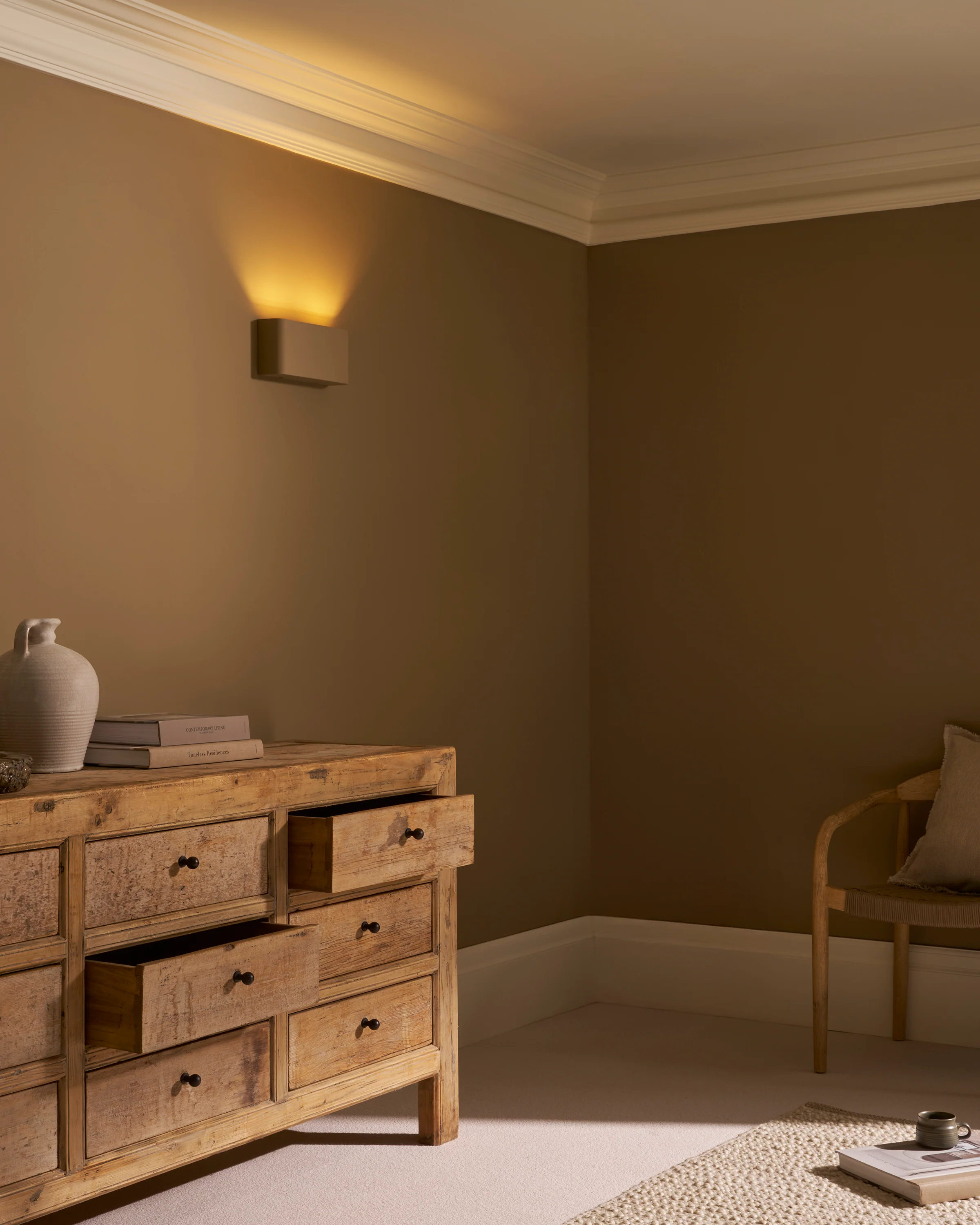 Camden Landscape Single Wall Light – Paintable - Image 3