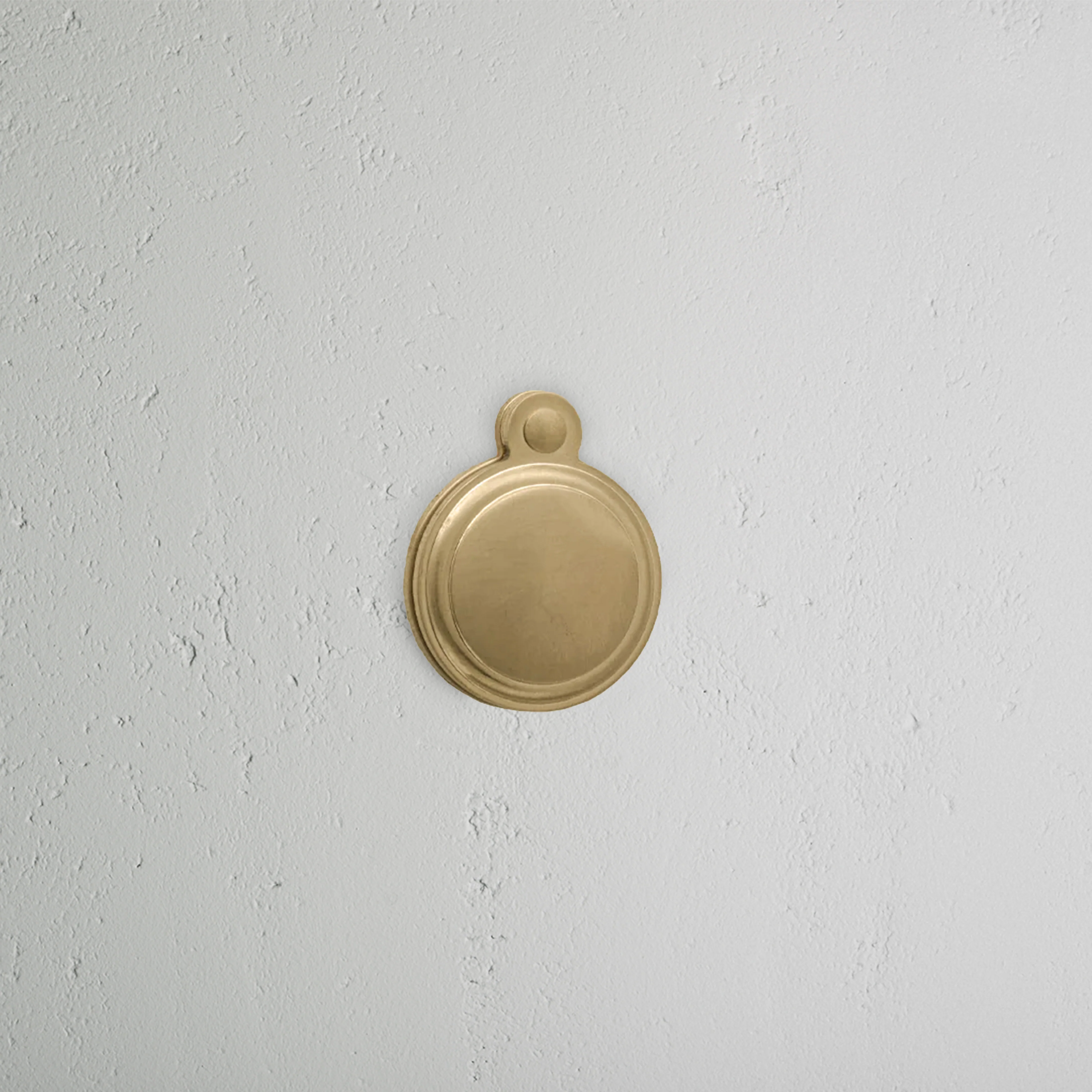 Canning Covered Key Escutcheon - Antique Brass - Image 2