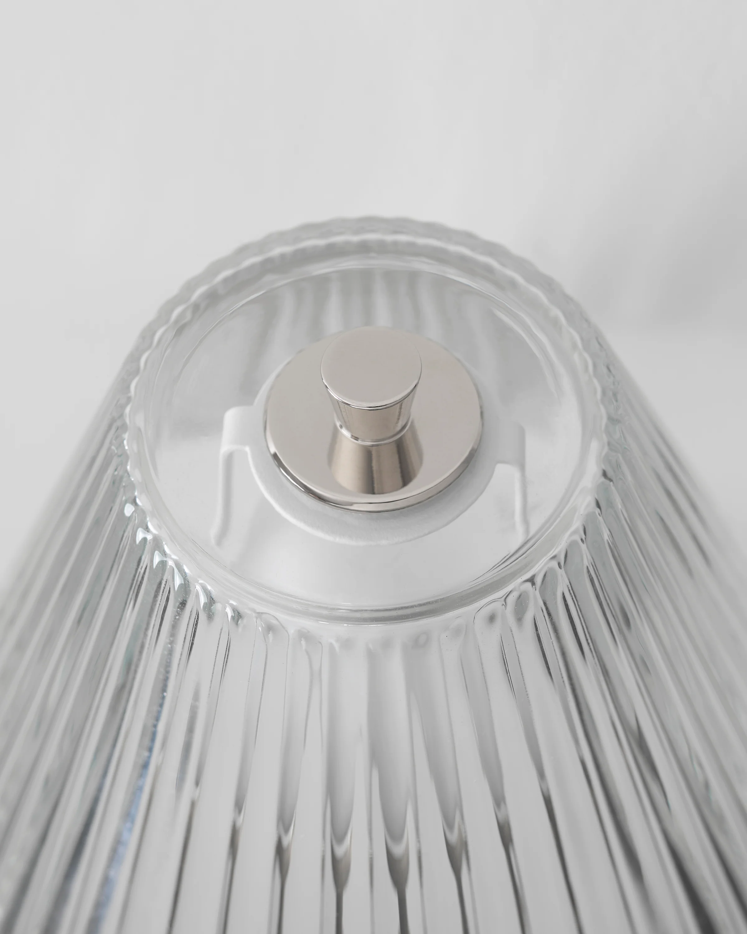 Cotswold Wall Light Fluted Glass - Polished Nickel - Image 5