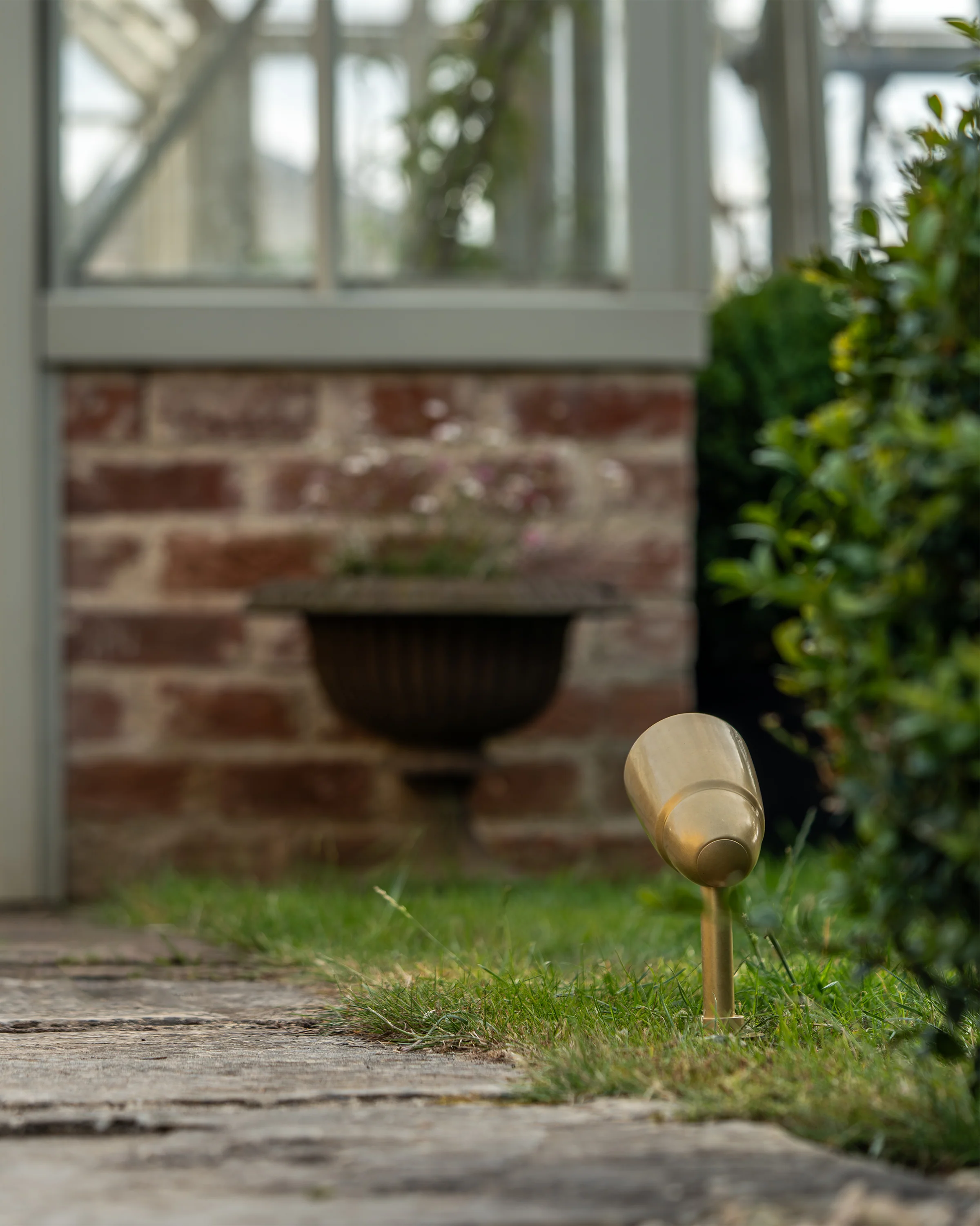Ealing Ground Spotlight - Antique Brass - Image 3