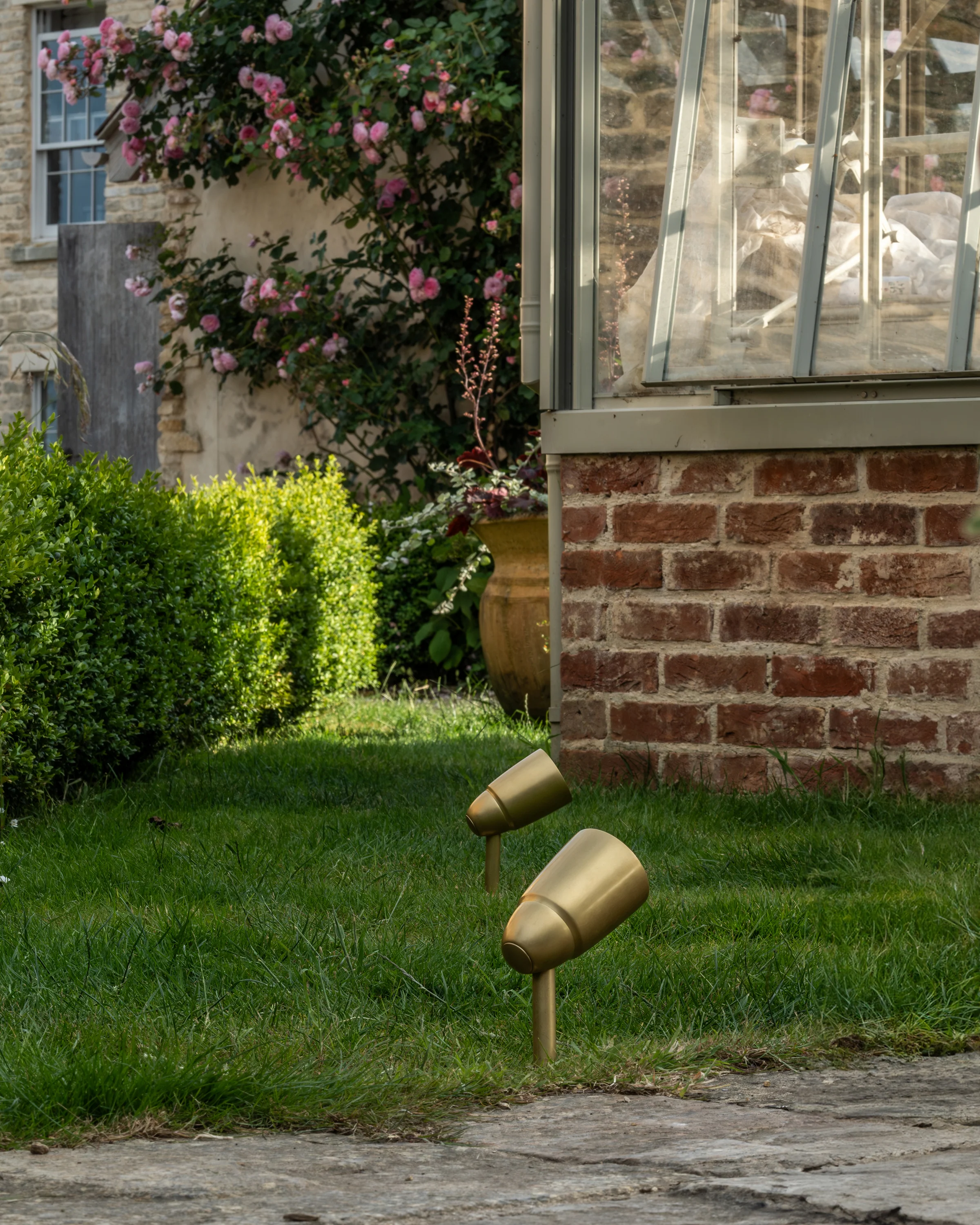 Ealing Ground Spotlight - Antique Brass - Image 6