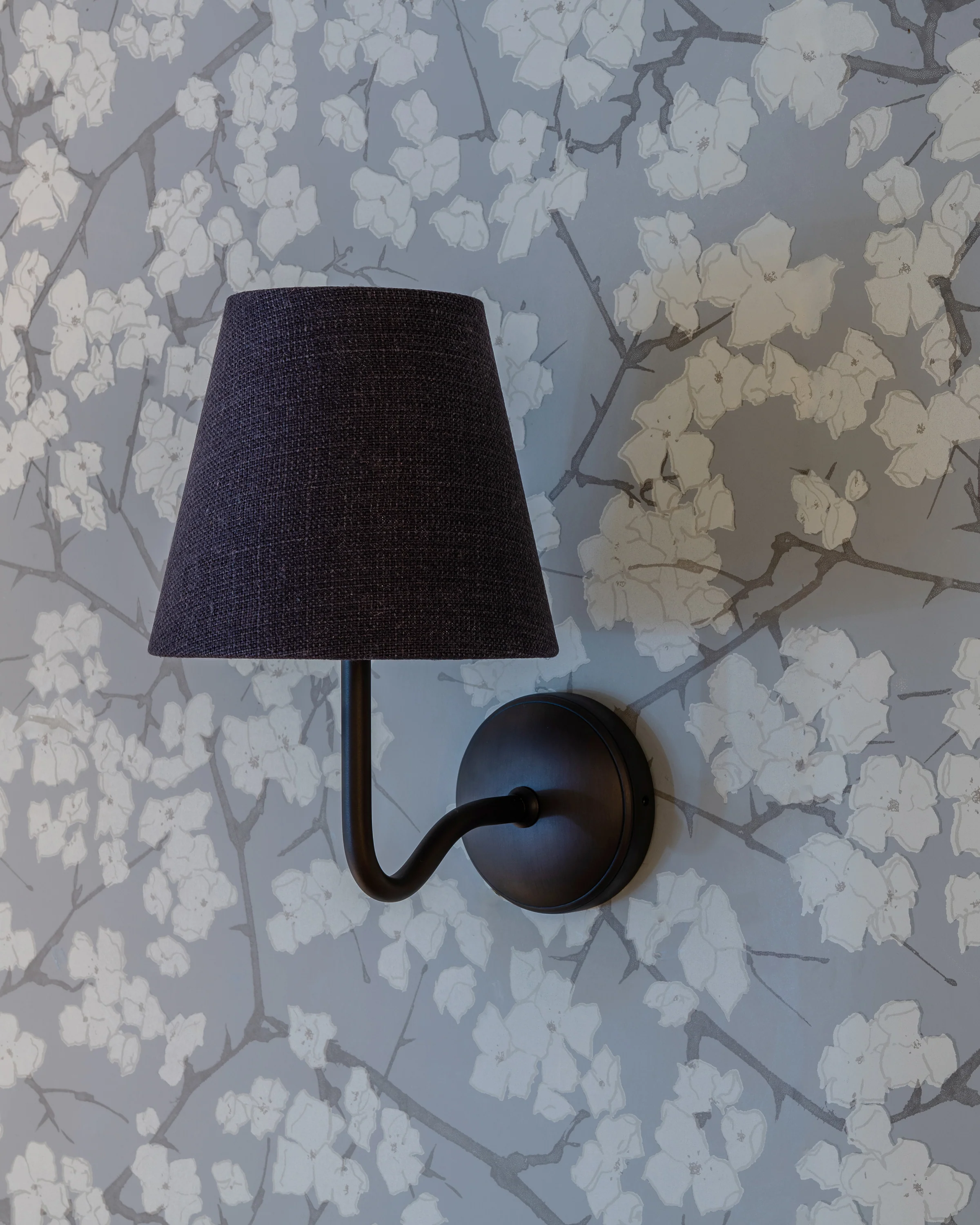 Malvern Medium Wall Light Basalt Grey - Bronze - Image 4