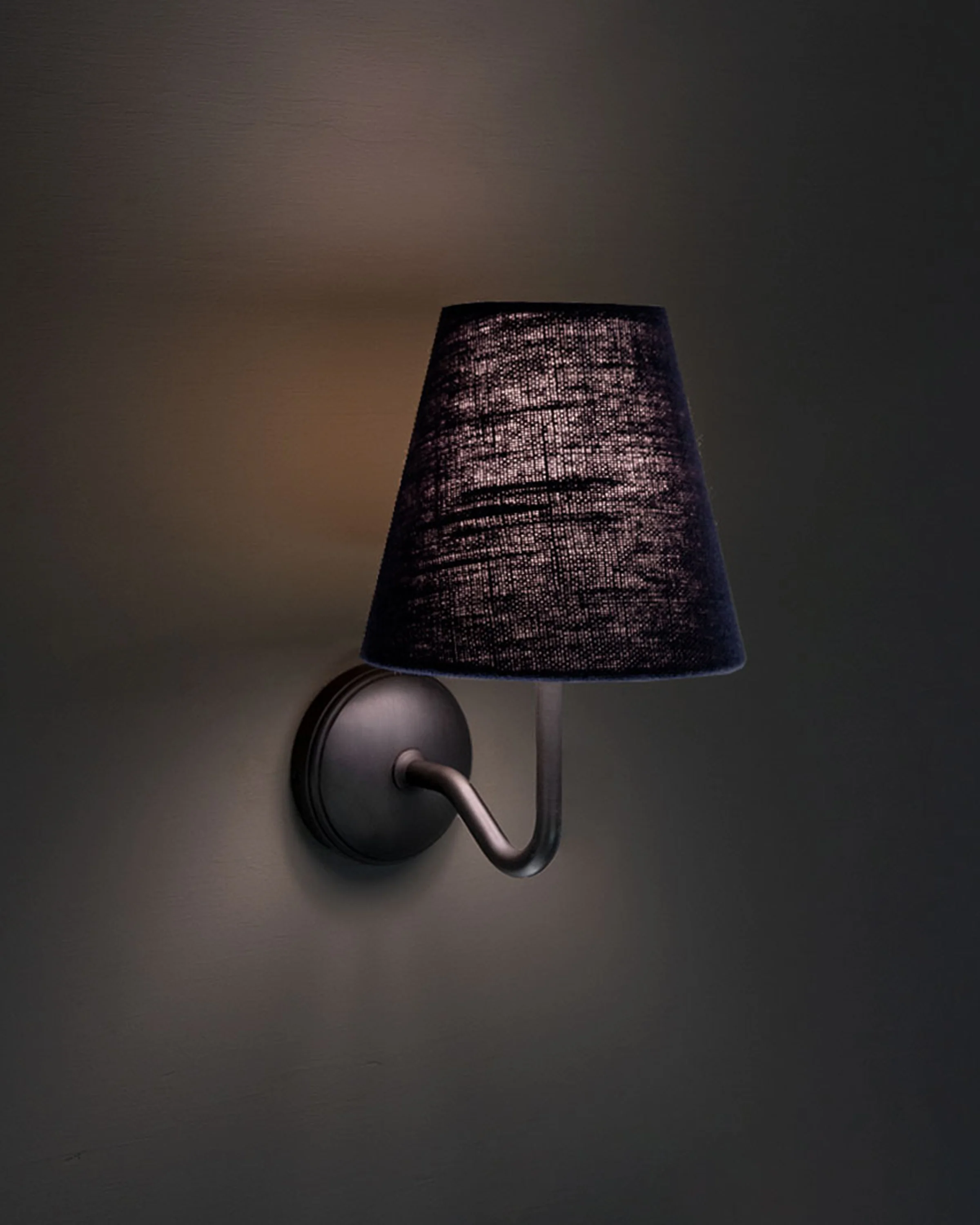 Malvern Small Wall Light Basalt Grey - Bronze - Image 3