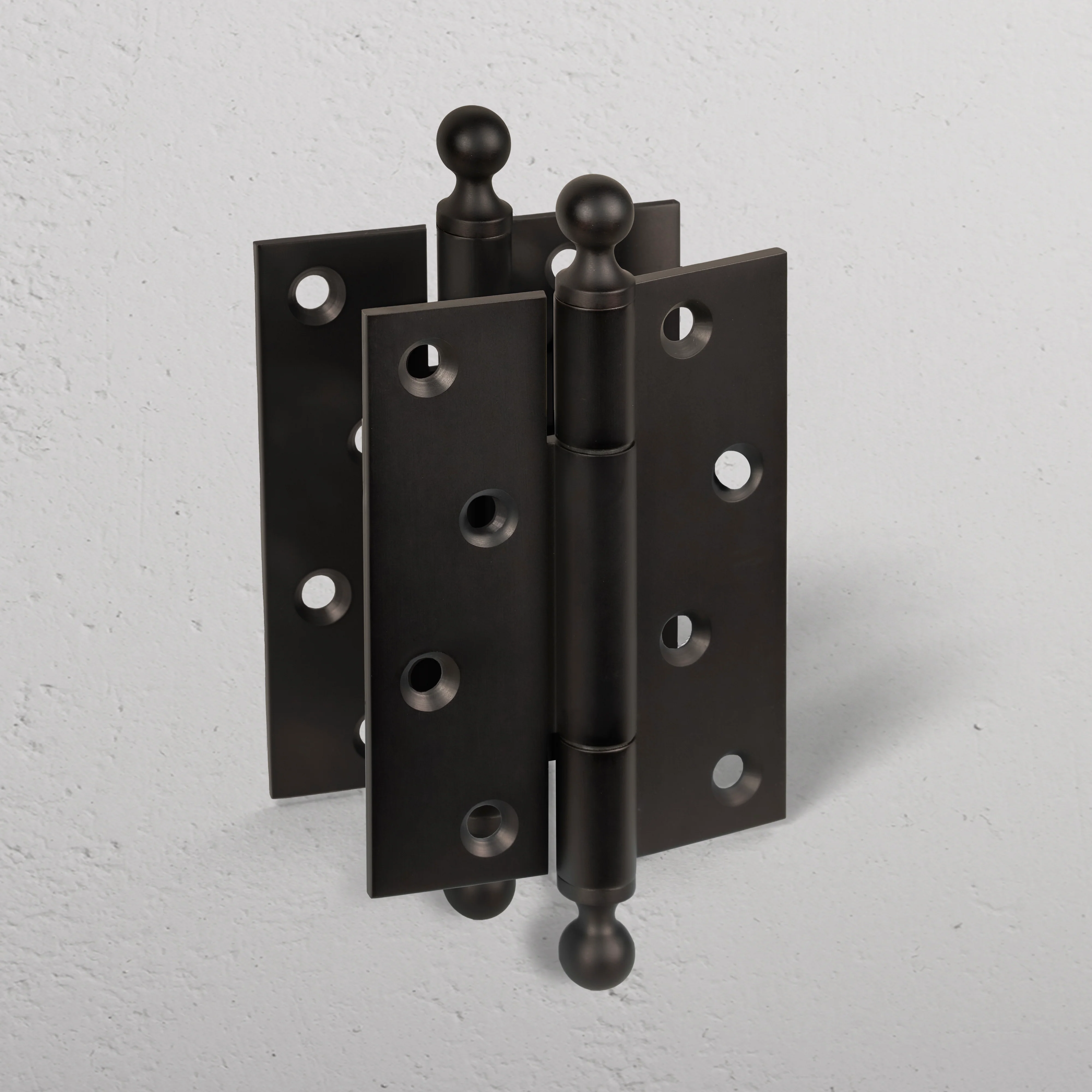 Maple Brass Door Hinge Pair FR60 - Bronze