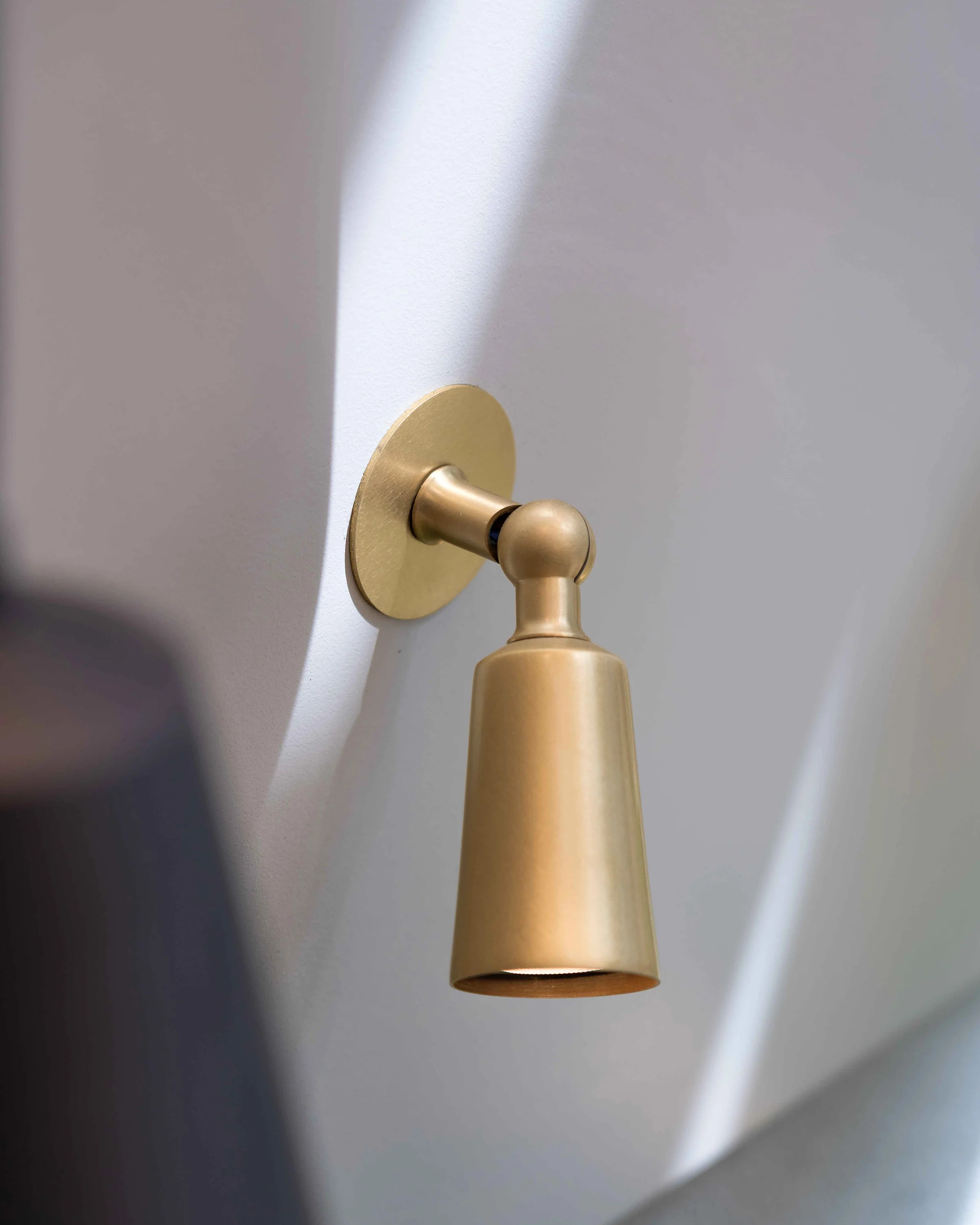 Perryn Single Small Spotlight – Antique Brass - Image 2