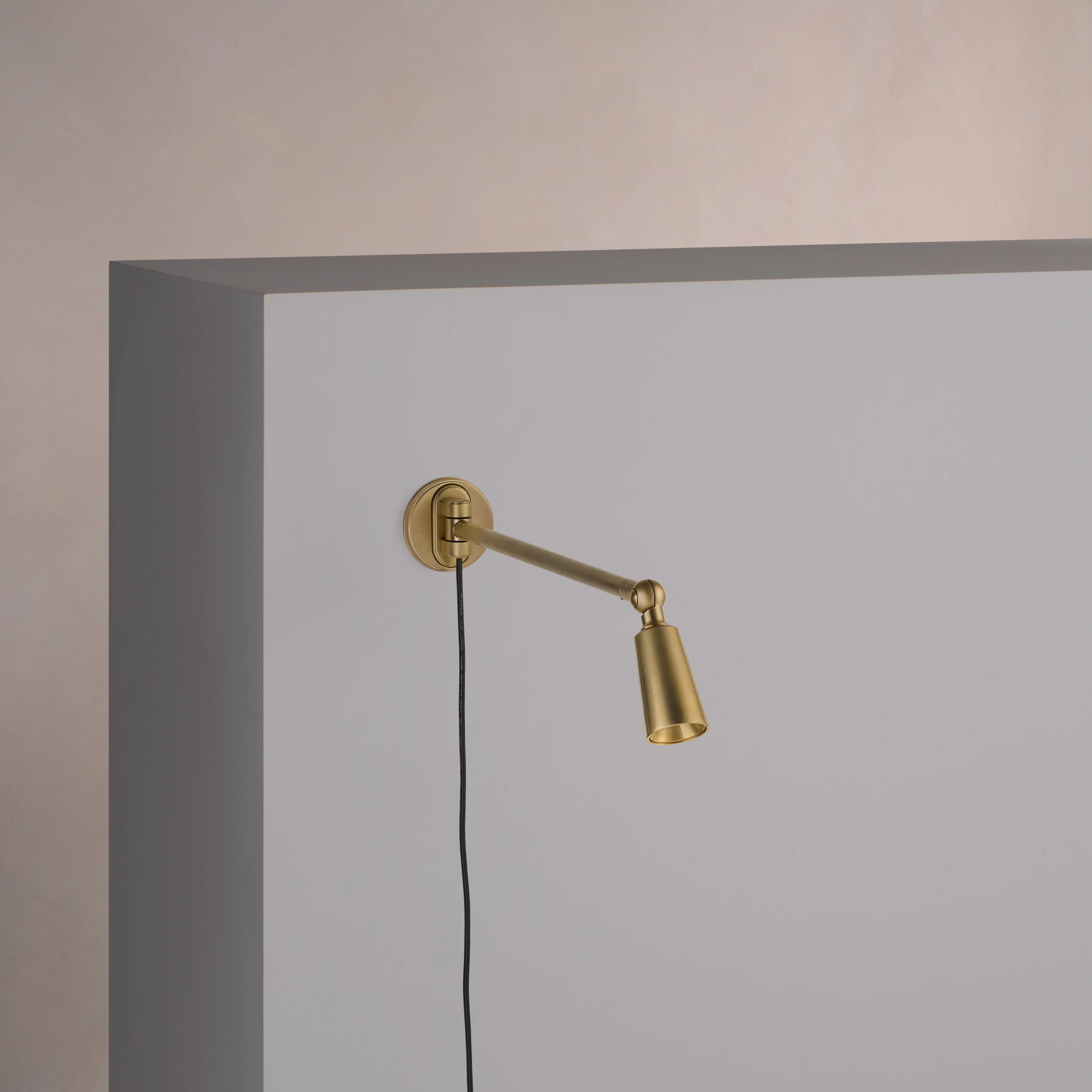 Sloane Wall Mounted Reading Light - Antique Brass