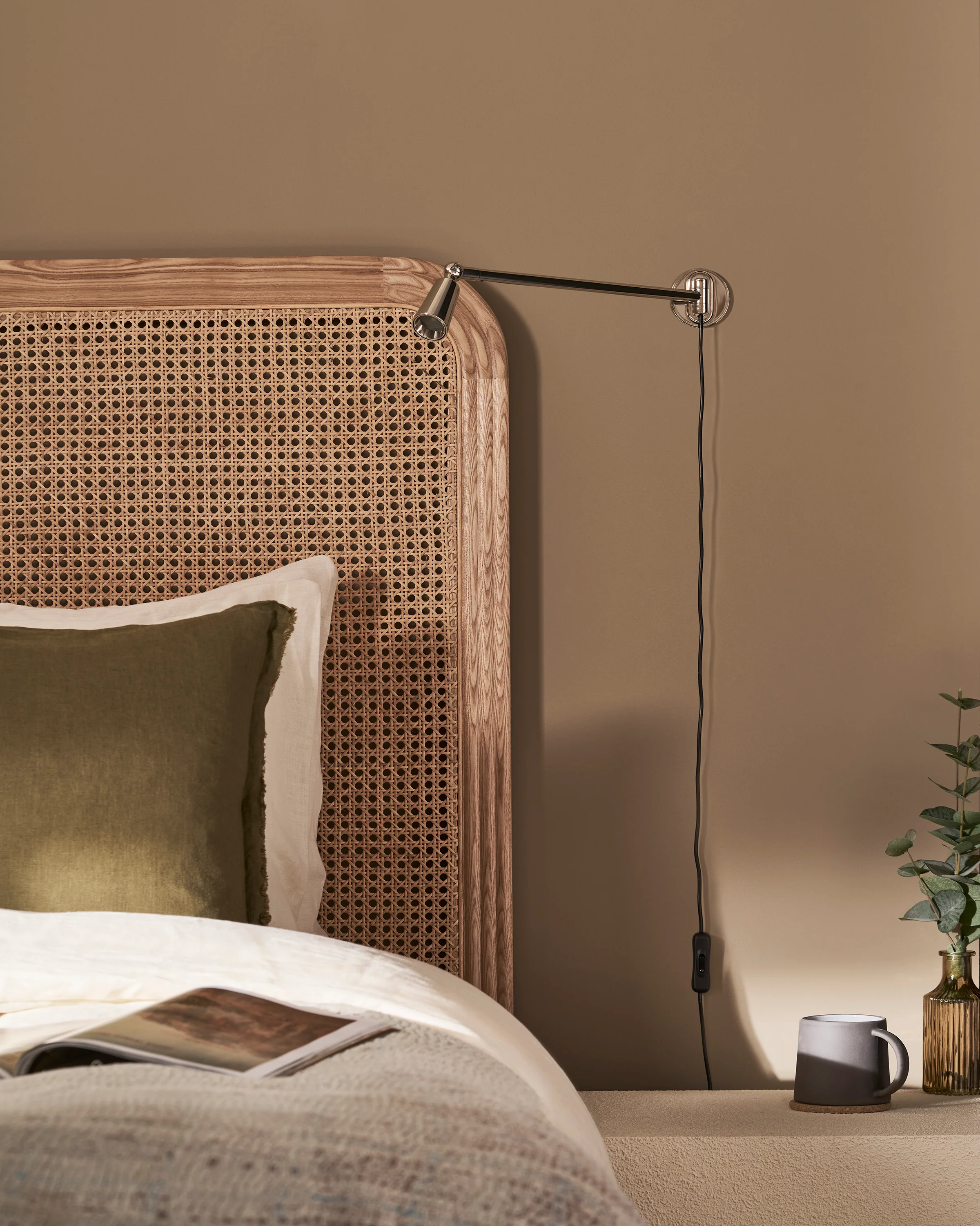 Sloane Wall Mounted Reading Light - Polished Nickel - Image 3