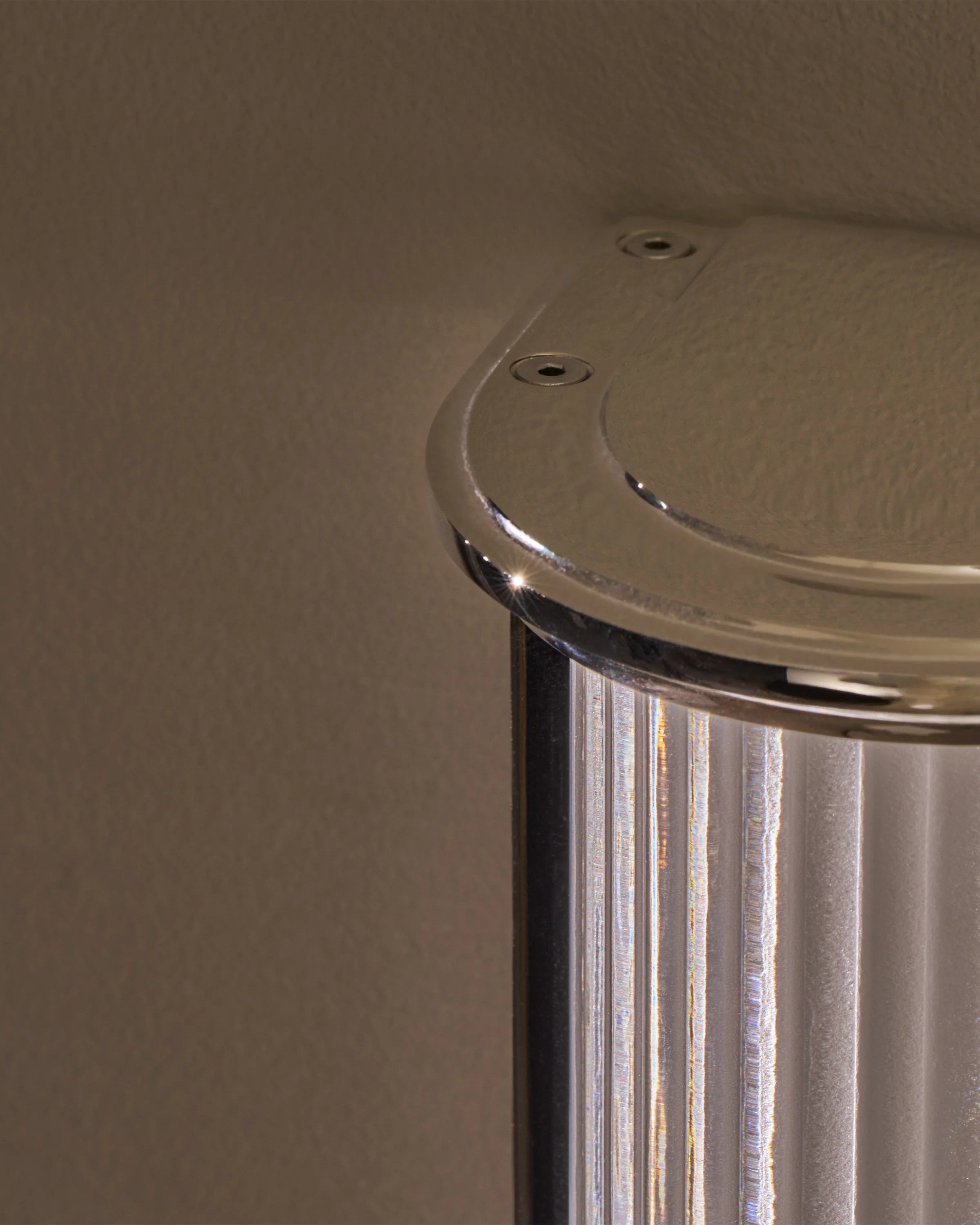Small Bank Wall Light - Polished Nickel - Image 5